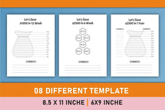 Money Saving Challenges Planner Bundle - CraftNest - Digital Crafting and Art
