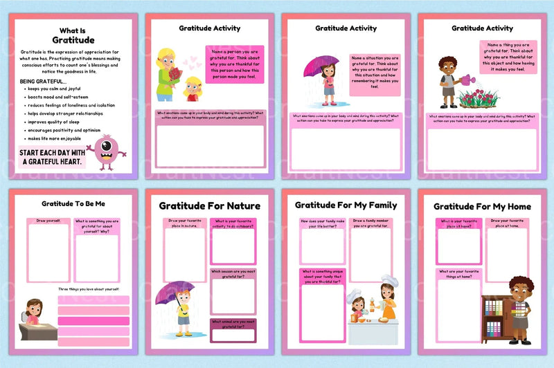 Gratitude Activities for Kids - CraftNest - Digital Crafting and Art