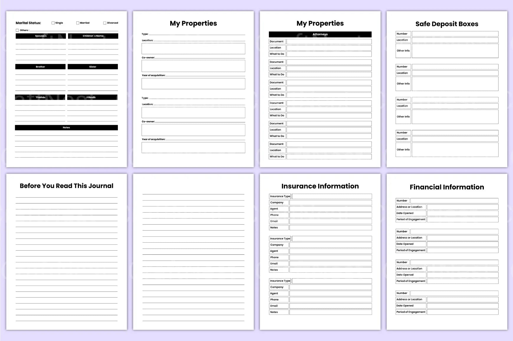 End of Life Planner Guide - CraftNest - Digital Crafting and Art