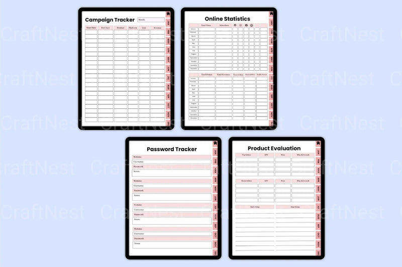 Business Workbook Guide - CraftNest - Digital Crafting and Art