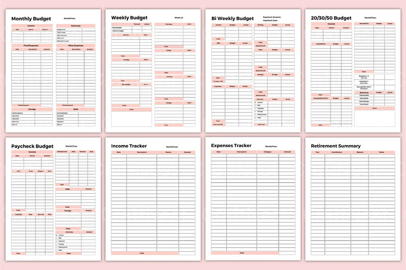 Budget Expense Tracker Tool - CraftNest - Digital Crafting and Art
