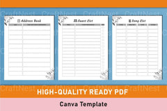 Wedding Planner Canva Template - CraftNest - Digital Crafting and Art
