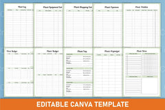 Home Plant Care Planner Template - CraftNest - Digital Crafting and Art
