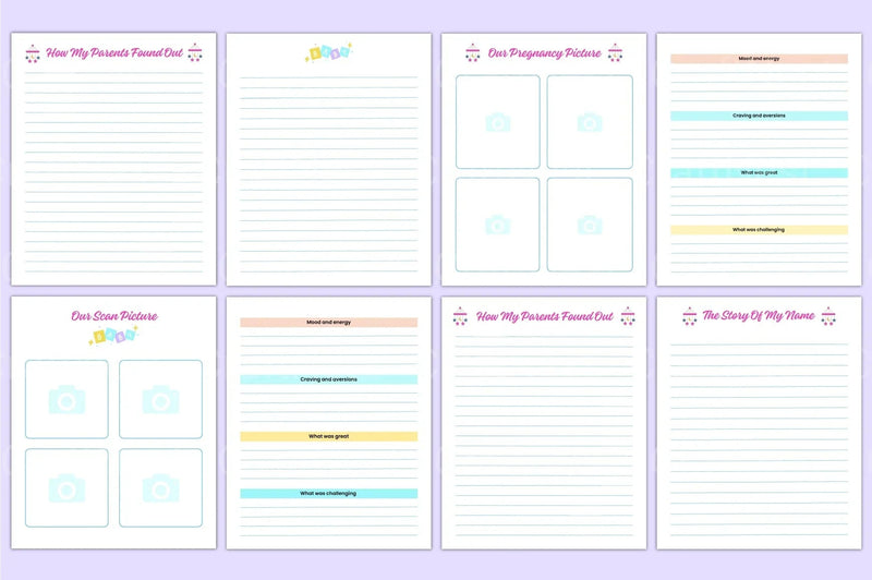 Baby Memory Book: Cherish Every Milestone - CraftNest - Digital Crafting and Art