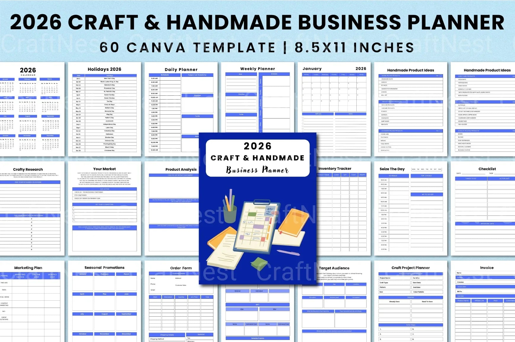 All-In-One Business Organizer - CraftNest - Digital Crafting and Art