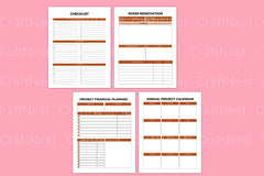 Home Care Maintenance Organizer - CraftNest - Digital Crafting and Art