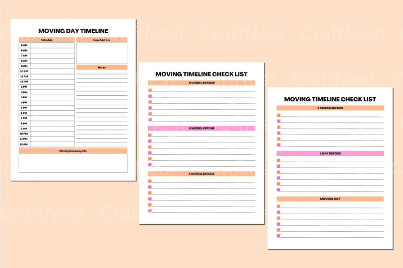 Moving Planner Guide - CraftNest - Digital Crafting and Art