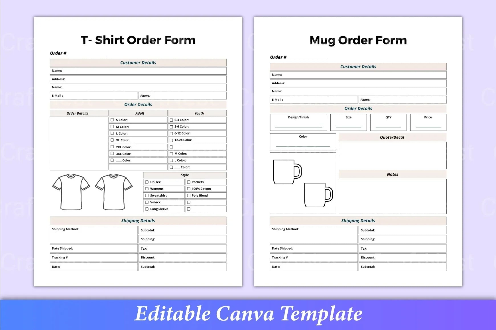 Order from Sheets - CraftNest - Digital Crafting and Art
