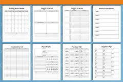 Garden Planner Canva Template - CraftNest - Digital Crafting and Art