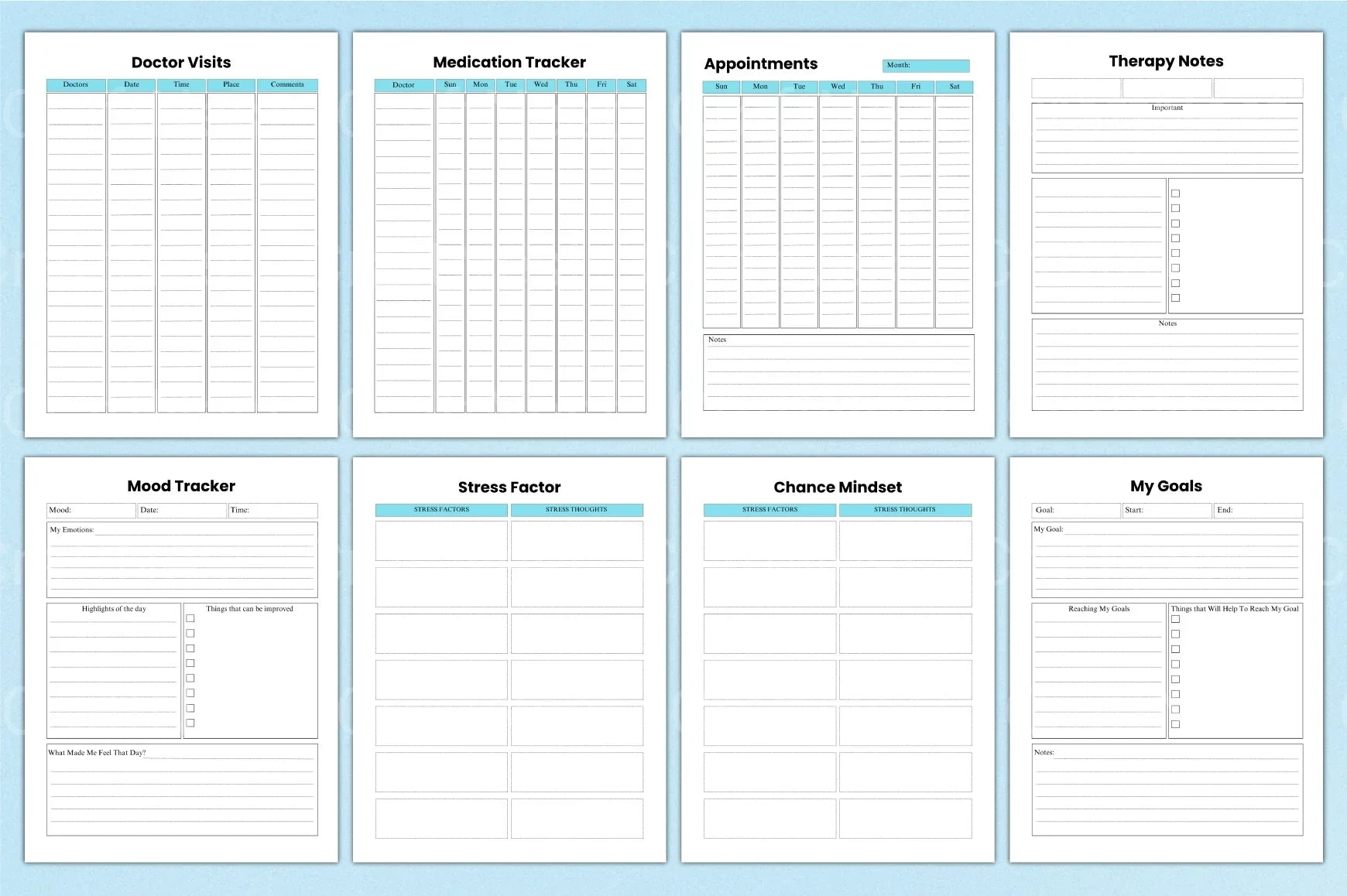 Anxiety and Depression Workbook - CraftNest - Digital Crafting and Art