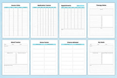 Anxiety and Depression Workbook - CraftNest - Digital Crafting and Art