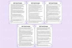Self Care Prompts for Mindful Living - CraftNest - Digital Crafting and Art