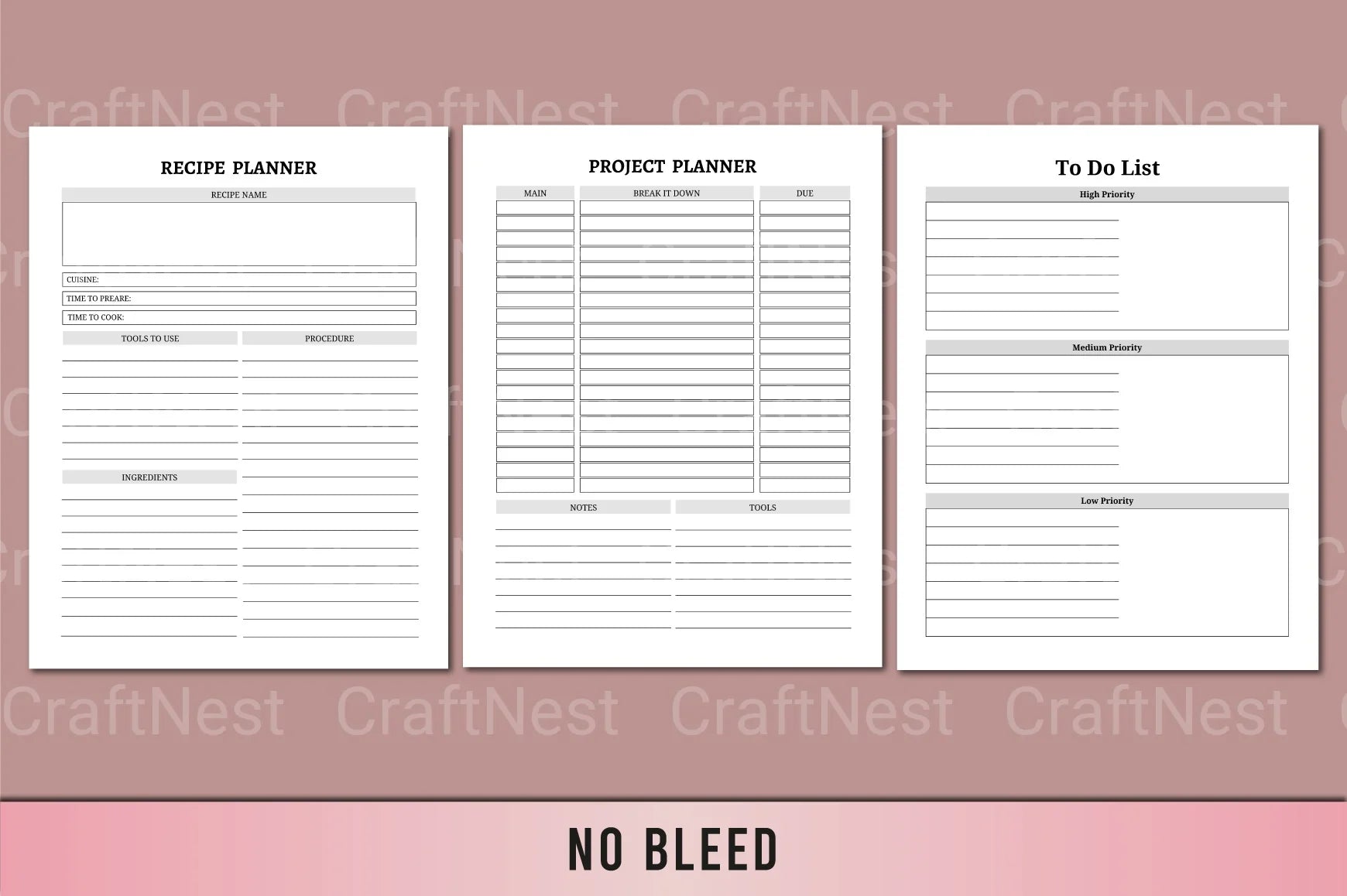 Life Planner: Organize Your Day with Ease - CraftNest - Digital Crafting and Art