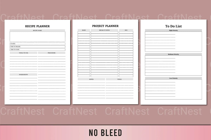Life Planner: Organize Your Day with Ease - CraftNest - Digital Crafting and Art