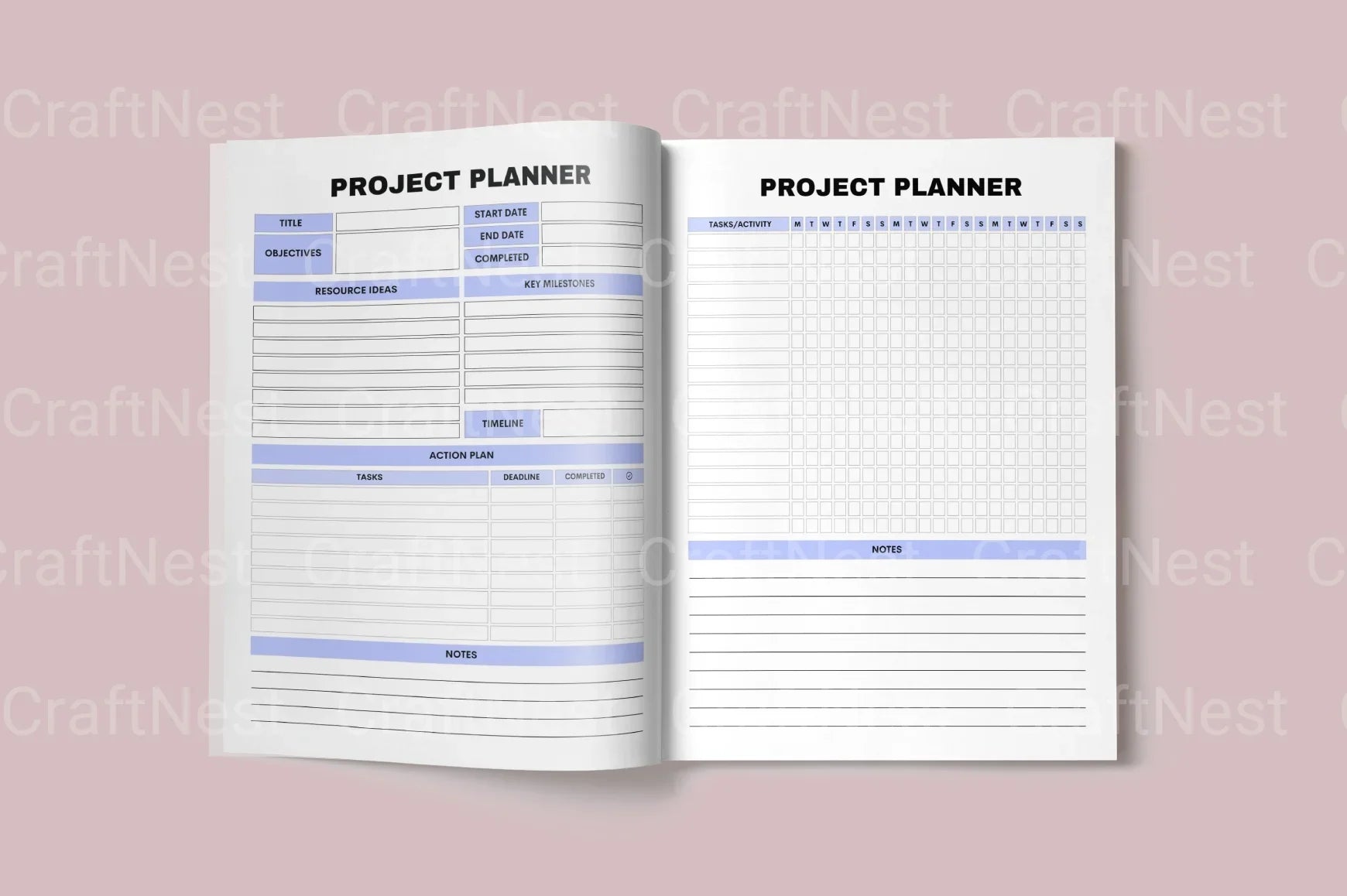 Office Tasks Planner - CraftNest - Digital Crafting and Art