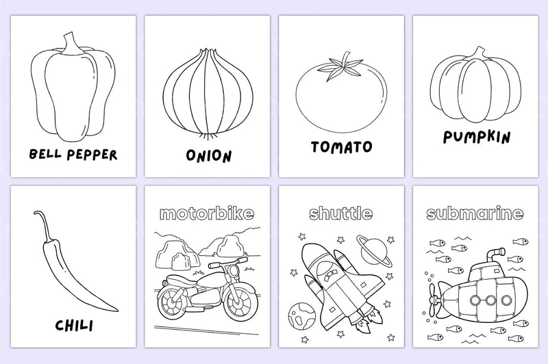 Coloring Book for Kids - CraftNest - Digital Crafting and Art