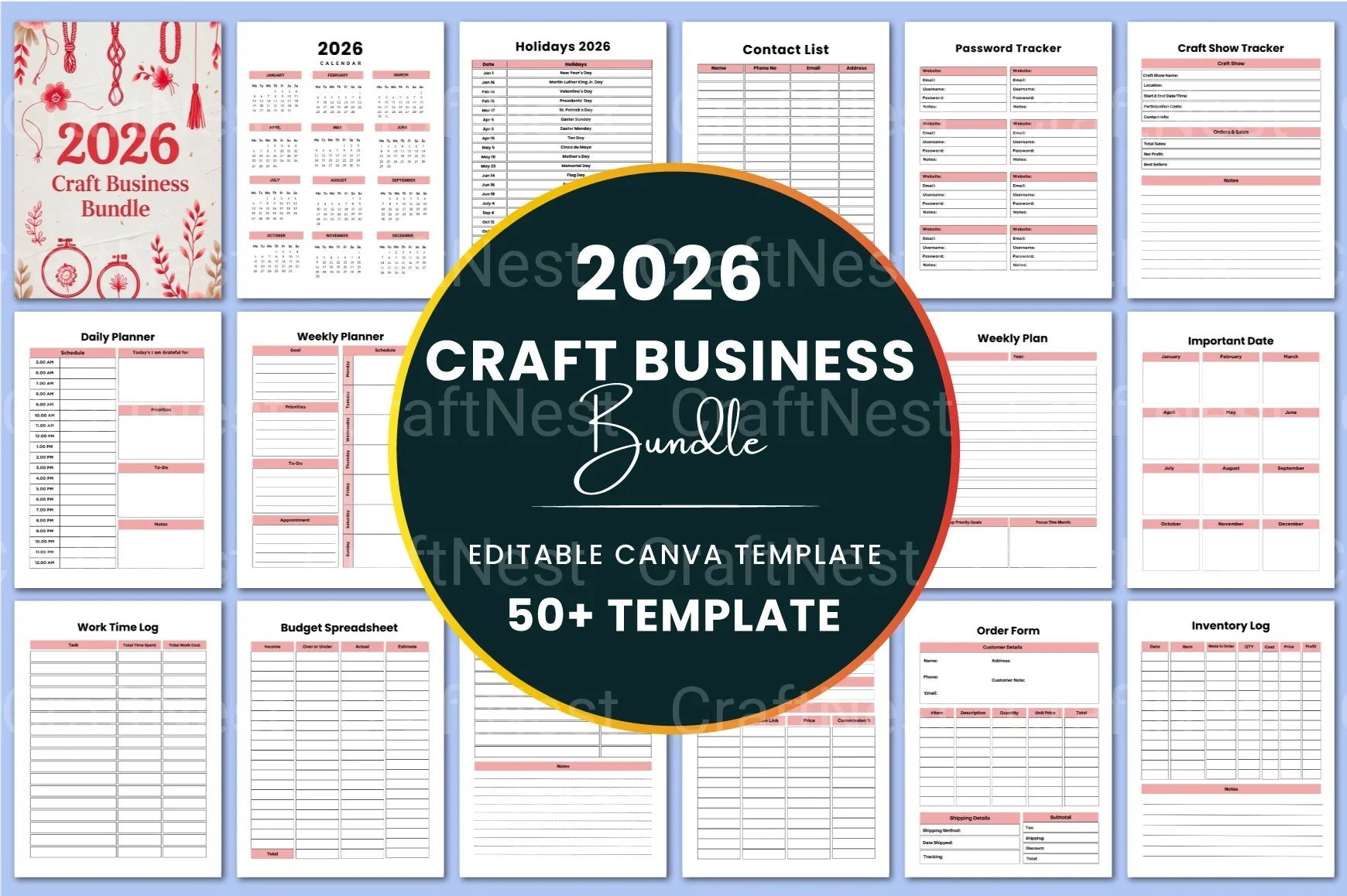 All-In-One Business Organizer - CraftNest - Digital Crafting and Art
