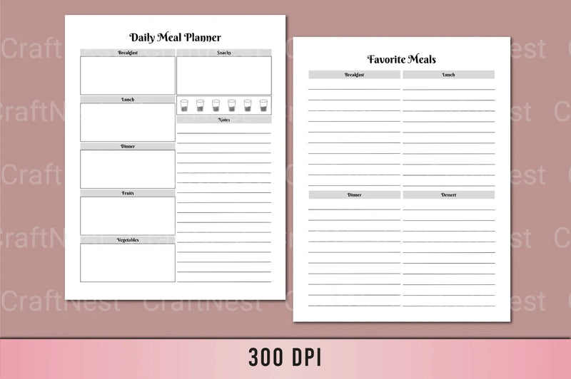 Ultimate Meal Planner Guide - CraftNest - Digital Crafting and Art