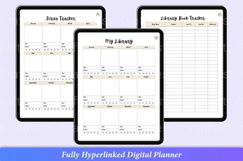 Reading Planner Guide - CraftNest - Digital Crafting and Art