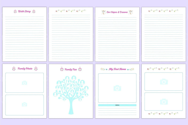 Baby Memory Book: Cherish Every Milestone - CraftNest - Digital Crafting and Art