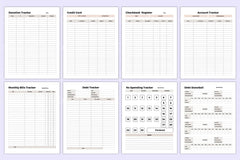 Budget Planner 2023 - CraftNest - Digital Crafting and Art