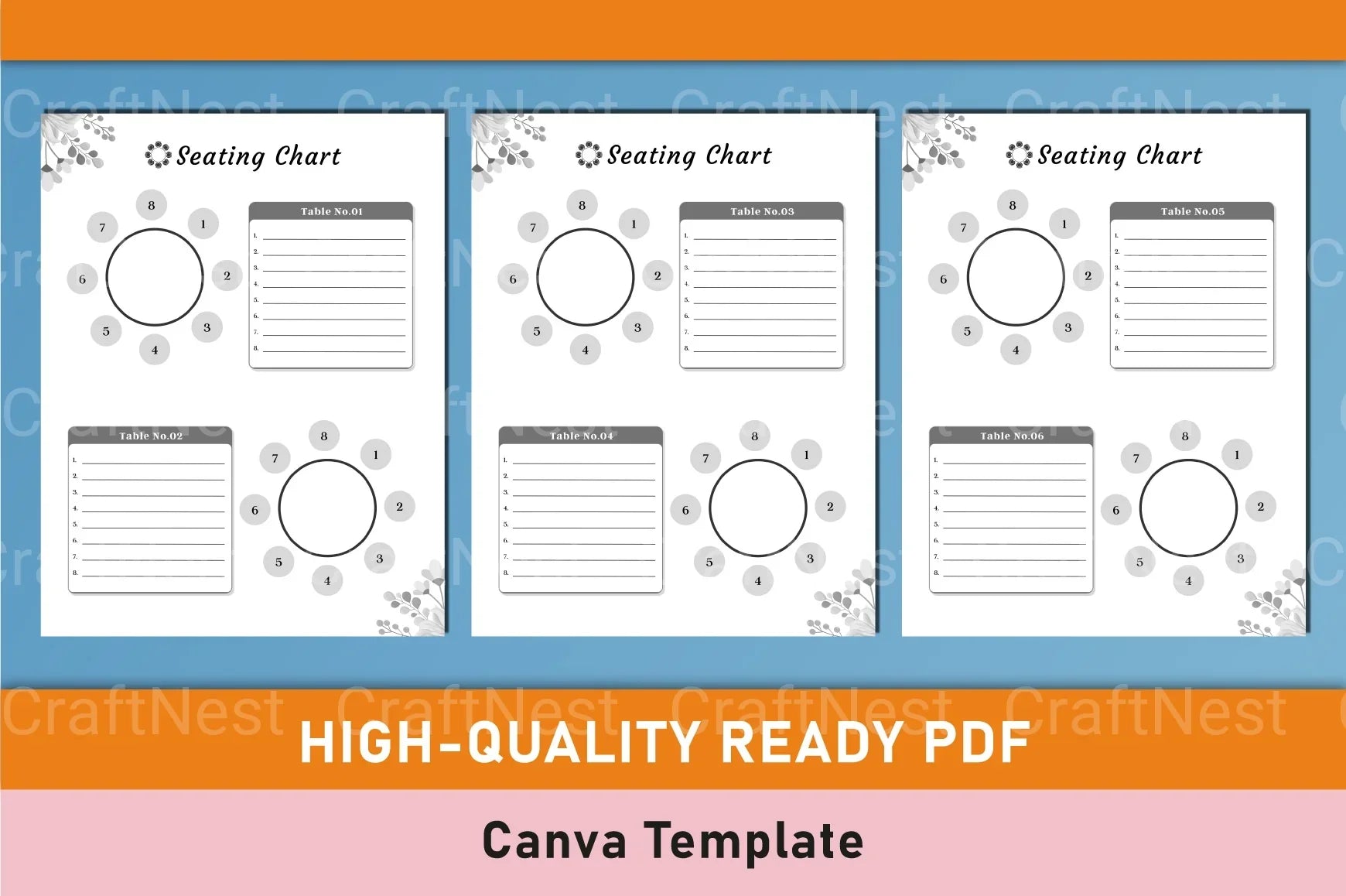 Wedding Planner Canva Template - CraftNest - Digital Crafting and Art
