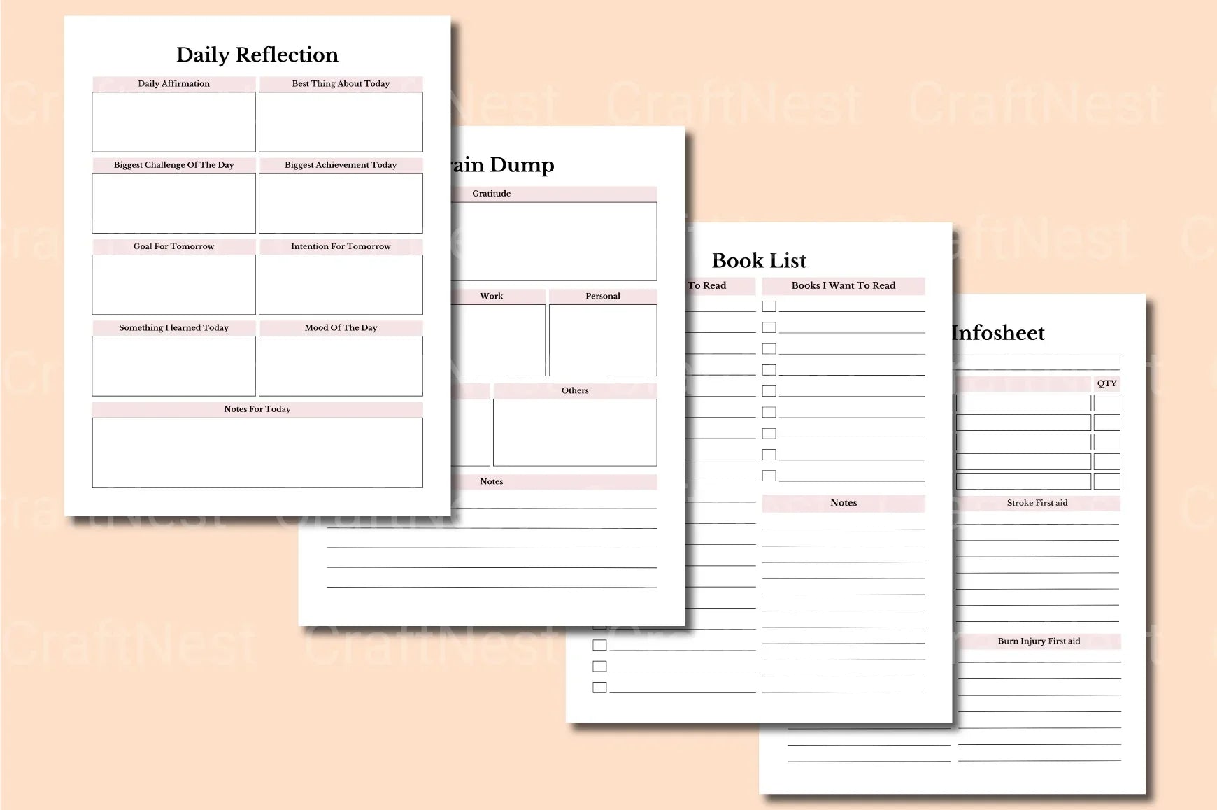 Household Planner for Efficient Home Management - CraftNest - Digital Crafting and Art