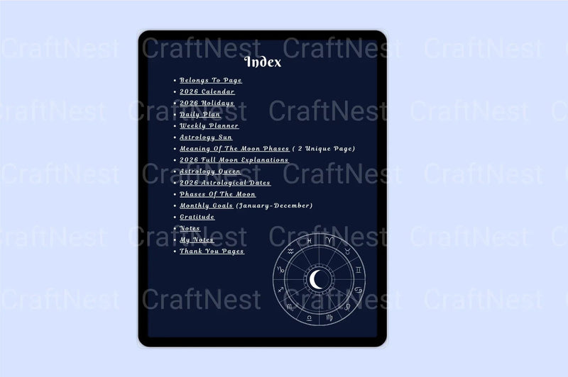 Moon Astrology Guide - CraftNest - Digital Crafting and Art