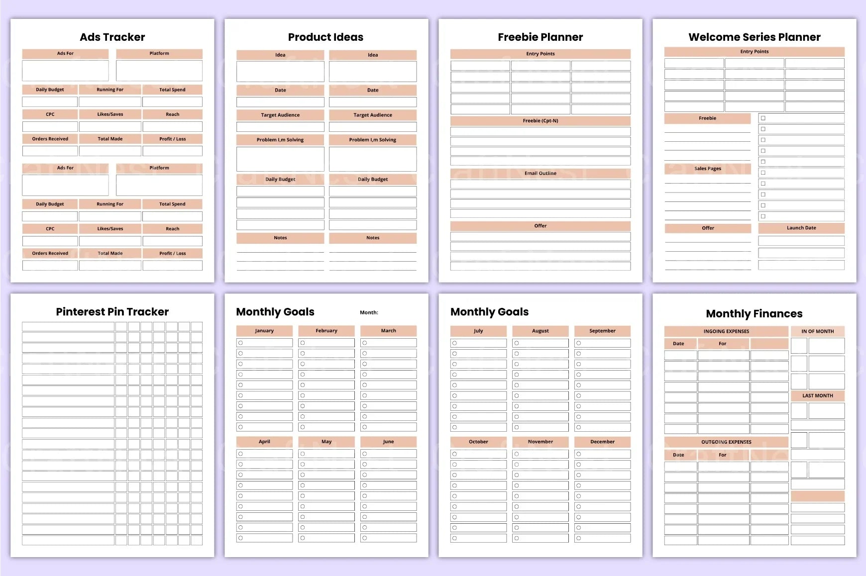 Online Business Workbook for Success - CraftNest - Digital Crafting and Art