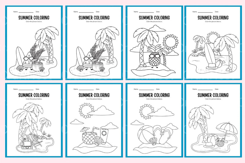 Spring Summer Workbook Collection - CraftNest - Digital Crafting and Art