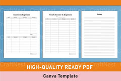 ADHD Planner Canva Template for Effective Organization - CraftNest - Digital Crafting and Art