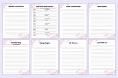 End of Life Planner Guide - CraftNest - Digital Crafting and Art