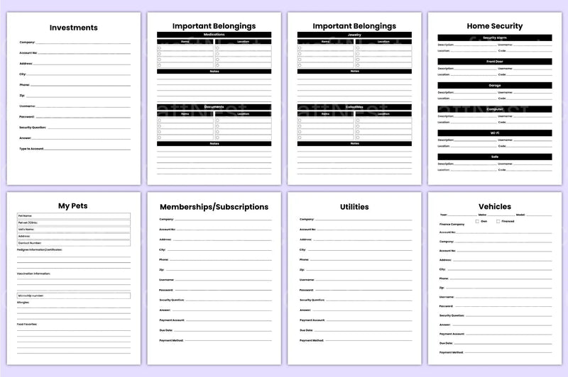 End of Life Planner Guide - CraftNest - Digital Crafting and Art