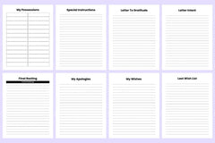End of Life Planner Guide - CraftNest - Digital Crafting and Art