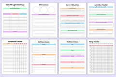 Therapy Healing Workbook for Personal Growth - CraftNest - Digital Crafting and Art