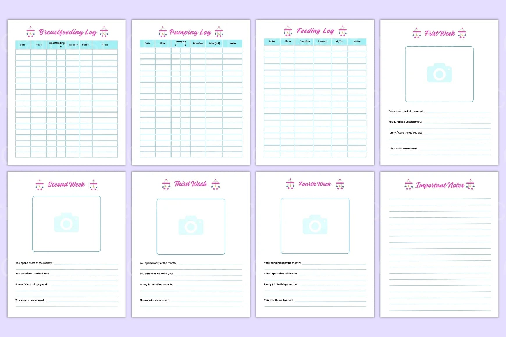 Baby Memory Book: First Year Keepsake - CraftNest - Digital Crafting and Art