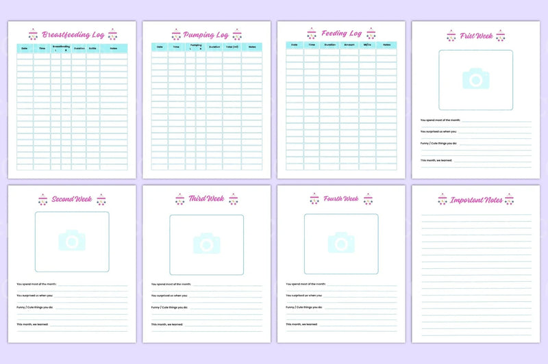 Baby Memory Book: First Year Keepsake - CraftNest - Digital Crafting and Art