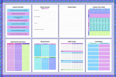 Anxiety and Depression Workbook for Mental Health - CraftNest - Digital Crafting and Art