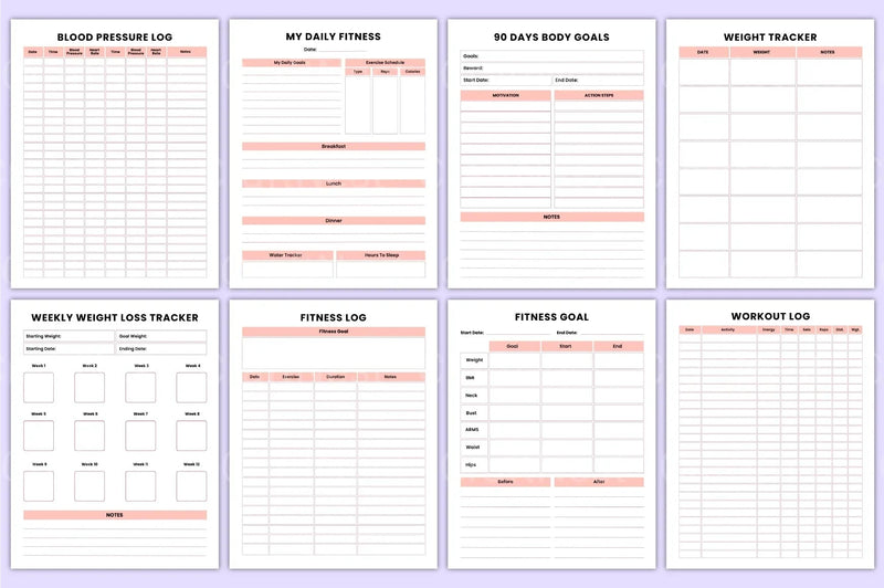 Habit Fitness Tracker: Boost Your Health & Productivity - CraftNest - Digital Crafting and Art