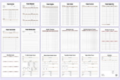 Mega Budget Sheets for Effective Financial Planning - CraftNest - Digital Crafting and Art