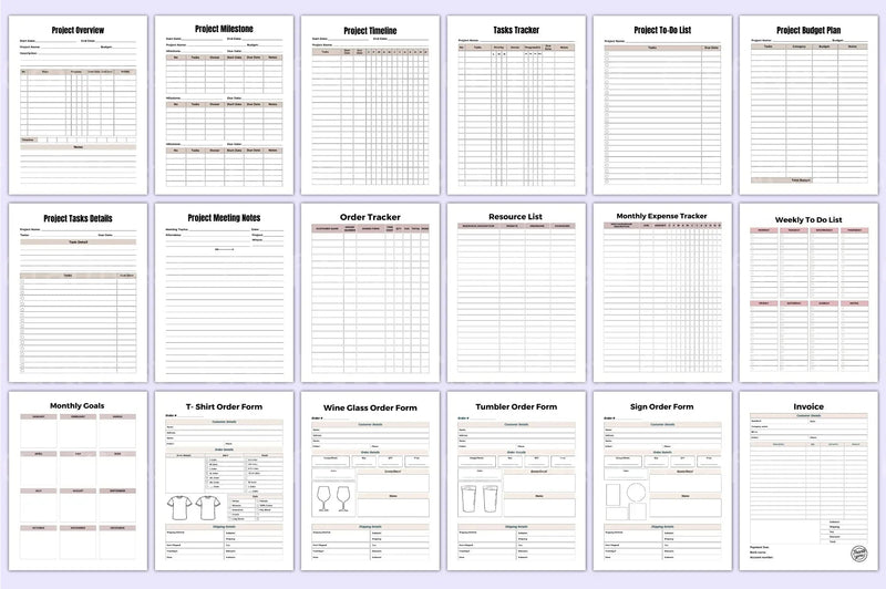 Mega Budget Sheets for Effective Financial Planning - CraftNest - Digital Crafting and Art