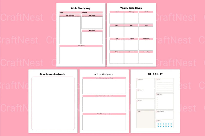 Faith Scripture Study Guide - CraftNest - Digital Crafting and Art