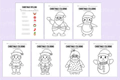 Kindergarten Christmas Workbook - CraftNest - Digital Crafting and Art