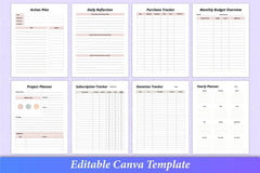 Side Hustle Planner Canva Template - CraftNest - Digital Crafting and Art