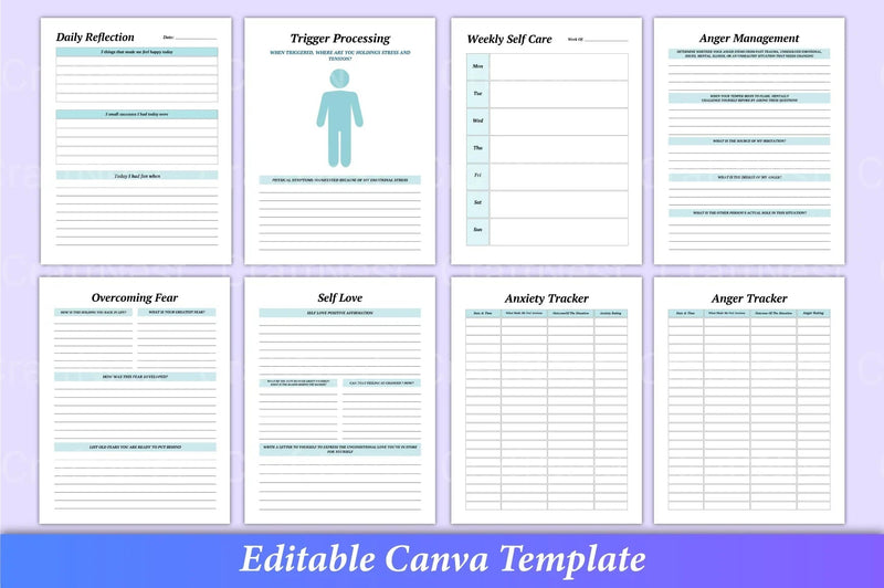 PTSD Trauma Processing Workbook - CraftNest - Digital Crafting and Art
