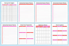 Ultimate Homeschool Planner for Effective Learning - CraftNest - Digital Crafting and Art