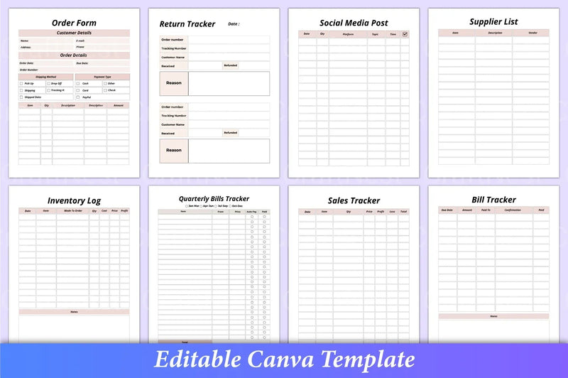 Girl Boss Planner Canva Template - CraftNest - Digital Crafting and Art