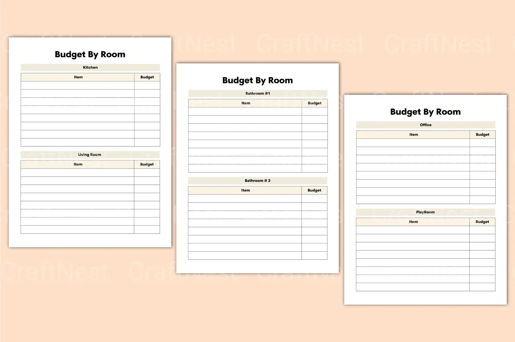 Home Renovation Planner Guide - CraftNest - Digital Crafting and Art