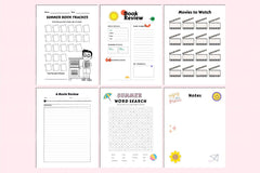 Summer Planner for Kids - Canva Template - CraftNest - Digital Crafting and Art