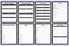 Final Wishes Legacy Organizer - CraftNest - Digital Crafting and Art